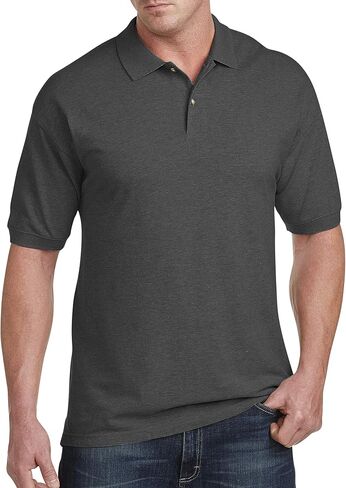 Harbor Bay by DXL Big and Tall Piqué Polo Shirt in Kuwait