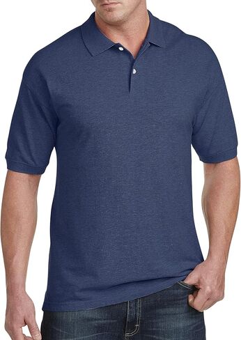 Harbor Bay by DXL Big and Tall Piqué Polo Shirt in Kuwait