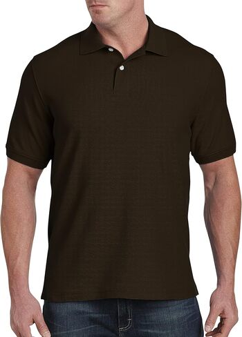 Harbor Bay by DXL Big and Tall Piqué Polo Shirt in Kuwait