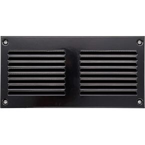 Vent Systems 8'' x 4'' Inch Air Vent Cover - Anthracite - Metal Air Return Grill with Built in Pest Guard Screen HVAC Vent Cover for Home Improvement Vent Duct Cover (7.9 x 3.9 Inches) in Saudi Arabia