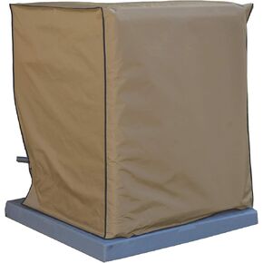 Comp Bind Technology Cover Compatible with Air Conditioning System Unit Lennox Elite Model EL16XC1-042, Outdoor Waterproof Tan Nylon Cover Dimensions 30.5''W x 35.5'D x 39.5''H by Comp Bind Tech. in Kuwait
