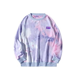 سويت شيرت رجالي كاجوال بأكمام طويلة ورقبة دائرية وصبغ من SweatyRocks in Kuwait