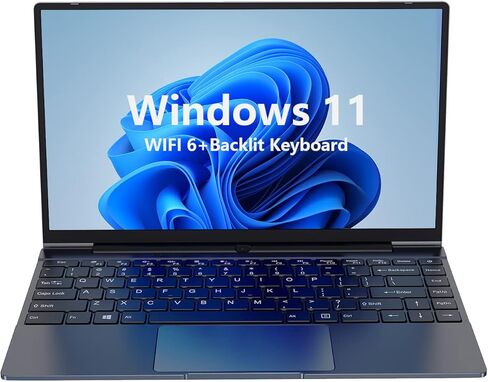 كمبيوتر محمول Windows 11 مقاس 14 بوصة، ALLDOCUBE GT Book، Intel الجيل الحادي عشر JasperLake N5100، رباعي النواة، ذاكرة الوصول العشوائي 12 جيجابايت، 256 جيجابايت SSD، شاشة FHD IPS مقاس 14 بوصة، WiFi 6، بلوتوث 5.1، النوع C، مع لوحة مفاتيح بإضاءة خلفية، رماد in Kuwait