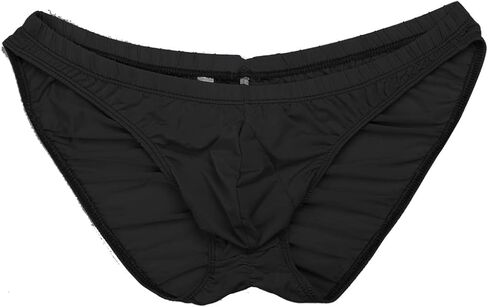 renvena Mens Bikini Bottoms Bulge Pouch Briefs Elastic Ruched Back Lingerie Panties Swim Underwear in Saudi Arabia