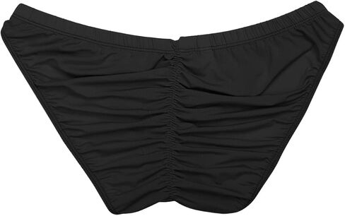 renvena Mens Bikini Bottoms Bulge Pouch Briefs Elastic Ruched Back Lingerie Panties Swim Underwear in Saudi Arabia