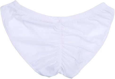 renvena Mens Bikini Bottoms Bulge Pouch Briefs Elastic Ruched Back Lingerie Panties Swim Underwear in Saudi Arabia