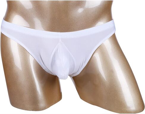 renvena Mens Bikini Bottoms Bulge Pouch Briefs Elastic Ruched Back Lingerie Panties Swim Underwear in Saudi Arabia
