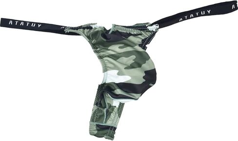 Faringoto Mens Camoufalge Thong Underwear Men's Slim G String Bikini 4 Pack in Saudi Arabia