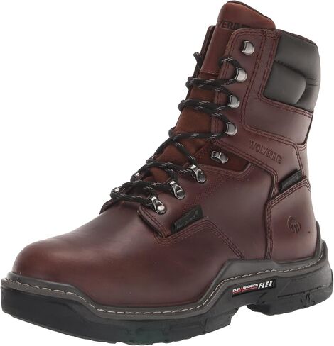 WOLVERINE Men's Raider DuraShocks 8" Waterproof Composite Toe Met-Guard Construction Boot in Saudi Arabia