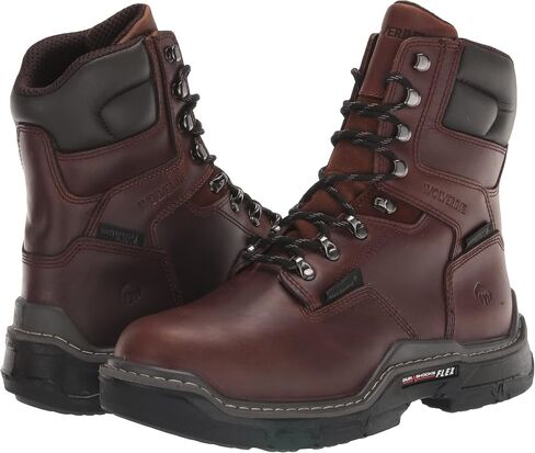 WOLVERINE Men's Raider DuraShocks 8" Waterproof Composite Toe Met-Guard Construction Boot in Saudi Arabia