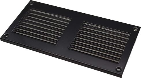 Vent Systems 8'' x 4'' Inch Air Vent Cover - Anthracite - Metal Air Return Grill with Built in Pest Guard Screen HVAC Vent Cover for Home Improvement Vent Duct Cover (7.9 x 3.9 Inches) in Kuwait