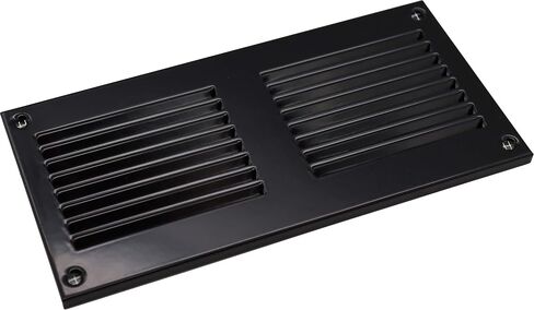 Vent Systems 8'' x 4'' Inch Air Vent Cover - Anthracite - Metal Air Return Grill with Built in Pest Guard Screen HVAC Vent Cover for Home Improvement Vent Duct Cover (7.9 x 3.9 Inches) in Kuwait