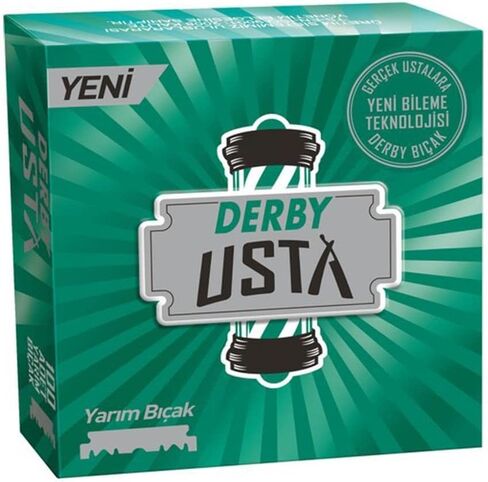 Derby USTA Single Edge half Shaving Blades For Straight Razors Barber Salon in Kuwait