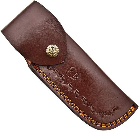 Hand Made Damascus Steel Straight Razor Folding Razor With Shaving Ready Classic Barber Blade Edge, Men Straight Razor, Leather Case + Strop, Close Shave, Great Gift R-32 in Saudi Arabia