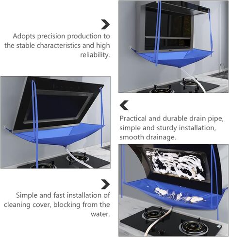 DOITOOL Air Conditioning Cleaning Cover Bag- Waterproof Air Conditioner Service Bag with Drain Outlet and with Water Pipe- Wall Mounted Mini Cleaning Kit for Air Conditioner and Range Hoods Cleaner in Saudi Arabia