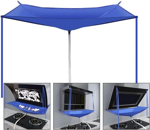 DOITOOL Air Conditioning Cleaning Cover Bag- Waterproof Air Conditioner Service Bag with Drain Outlet and with Water Pipe- Wall Mounted Mini Cleaning Kit for Air Conditioner and Range Hoods Cleaner in Saudi Arabia