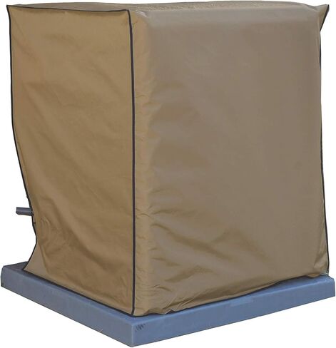 Comp Bind Technology Cover Compatible with Air Conditioning System Unit Lennox Elite Model EL16XC1-042, Outdoor Waterproof Tan Nylon Cover Dimensions 30.5''W x 35.5'D x 39.5''H by Comp Bind Tech. in Saudi Arabia