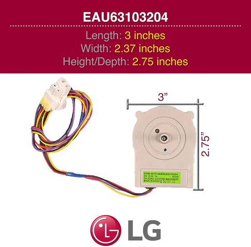 LG محرك مروحة ثلاجة EAU63103204 in Saudi Arabia