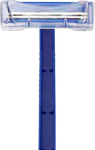 Medline Twin Blade Facial Razor, Disposable, Blue, 50 Count (Pack of 10) in Saudi Arabia
