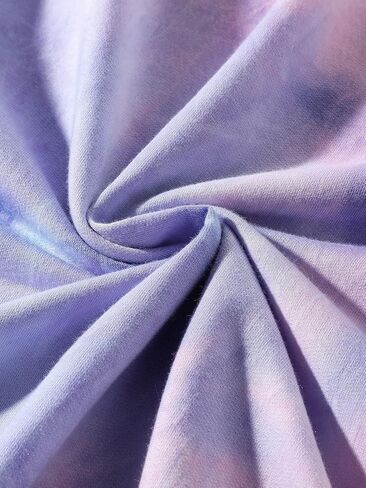 سويت شيرت رجالي كاجوال بأكمام طويلة ورقبة دائرية وصبغ من SweatyRocks in Kuwait