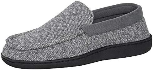Hanes Men's ComfortSoft Memory Foam Knit Venetian Moccasin Indoor/Outdoor Slipper in Saudi Arabia