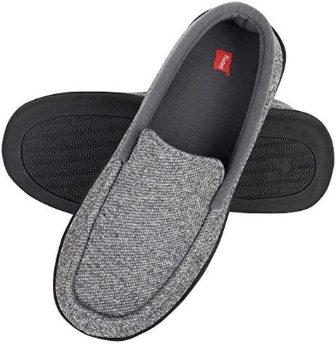 Hanes Men's ComfortSoft Memory Foam Knit Venetian Moccasin Indoor/Outdoor Slipper in Saudi Arabia