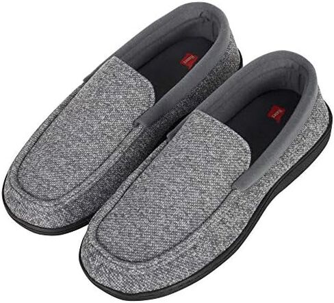 Hanes Men's ComfortSoft Memory Foam Knit Venetian Moccasin Indoor/Outdoor Slipper in Saudi Arabia