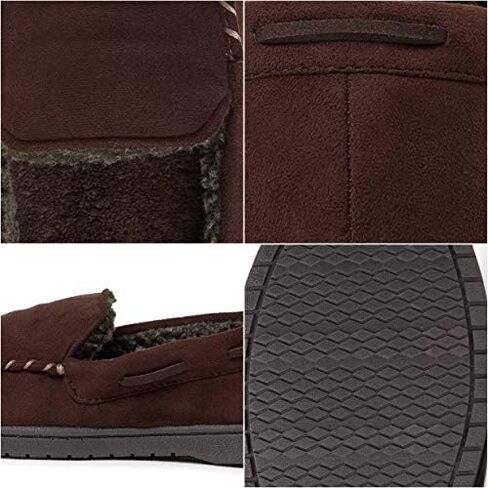 Dearfoams Men's Keaton Memory Foam Moccasin with Wide Widths in Saudi Arabia