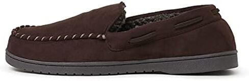 Dearfoams Men's Keaton Memory Foam Moccasin with Wide Widths in Saudi Arabia