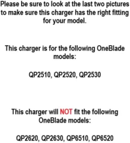 Replacement Power Cord Charger Adapter A00390 for Philips Norelco Mens Multigroom Trimmer MG5700 and OneBlade Shavers QP2510, QP2520, QP2530, QG3340 in Saudi Arabia