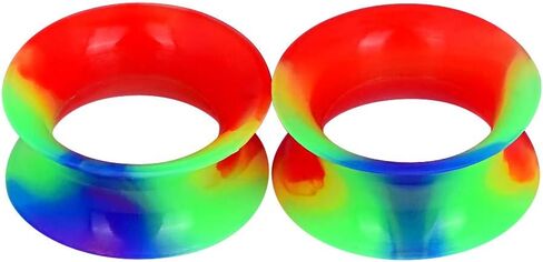 JOYTOYOU 20Pcs Camouflage Silicone Ear Gauge Tunnels Stretching Kit Flesh Tunnels Expander Set 2g to 1" in Saudi Arabia
