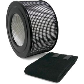 Replacement HEPA Filter & Carbon Pre Filter Kit For Honeywell 10500 (EV-10) 17000 17000-S 17005 OEM Part Number 20500 (1 HEPA + 1 Carbon Pre-Filter)