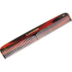 Beard Comb For Men 5.7 inch Fine and Coarse Tooth For Hair Beard And Moustache Hand Made and Sawcut (Beard Comb B1) in Saudi Arabia