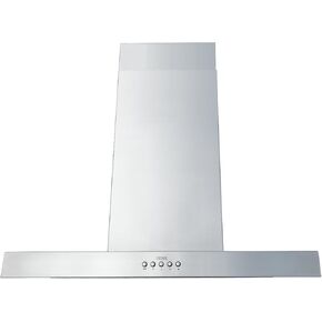 KOBE Range Hoods ISX2130SQB-2 Island Hood, 30-Inch, Stainless Steel