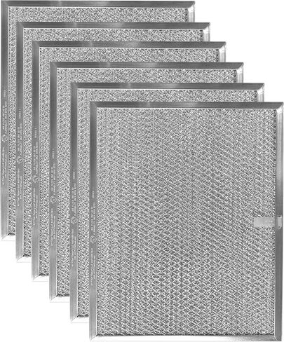6-Pack Air Filter Factory Replacement For Broan S97007894, 97007894 Range Hood Aluminum Grease Mesh Filter in Saudi Arabia