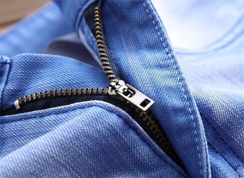 Men's Ripped Patch Biker Jeans Distressed Straight Leg Slim Fit Moto Jean Vintage Washed Destroyed Denim Pants in Saudi Arabia