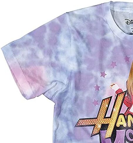 قميص رجالي مصبوغ من هانا مونتانا - تي شيرت مايلي سايروس هانا مونتانا برسومات مصبوغة in Kuwait