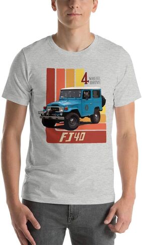 JG Infinite Land Cruiser FJ-40 1980 Short-Sleeve Unisex T-Shirt in Saudi Arabia