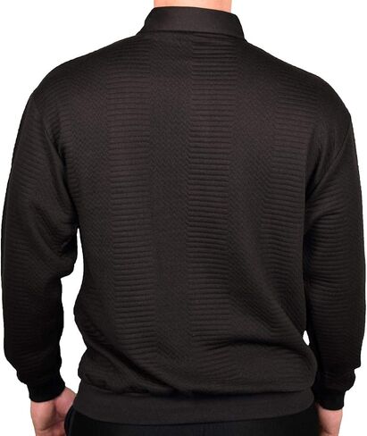 Palmland L/S Solid Textured Banded Bottom Shirt in Saudi Arabia