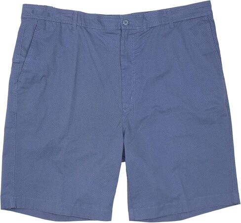 Roundtree & Yorke Men's 7" or 9" Inseam Flat Front Shorts Soft Stretch Cotton Twill in Saudi Arabia