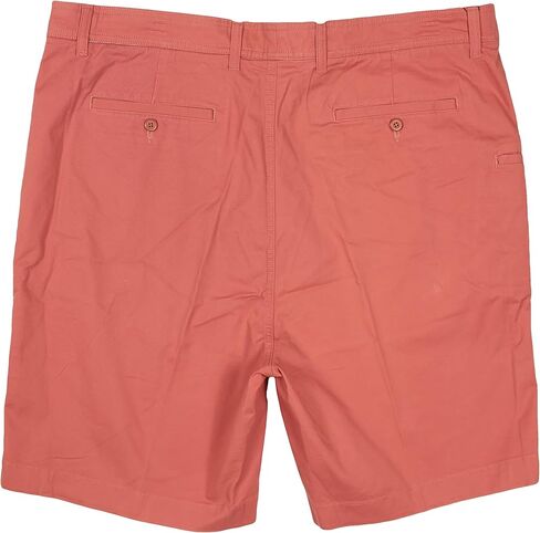 Roundtree & Yorke Men's 7" or 9" Inseam Flat Front Shorts Soft Stretch Cotton Twill in Saudi Arabia