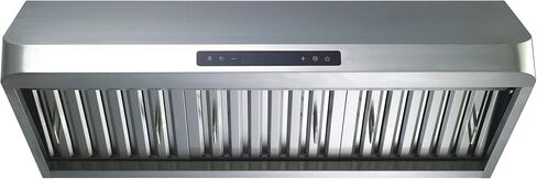 Winflo 30 In. Convertible Stainless Steel Under Cabinet Range Hood with Baffle Filters and Touch Sensor Control in Kuwait