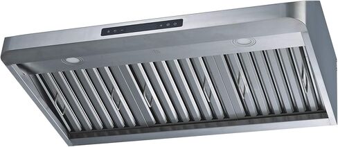Winflo 30 In. Convertible Stainless Steel Under Cabinet Range Hood with Baffle Filters and Touch Sensor Control in Kuwait
