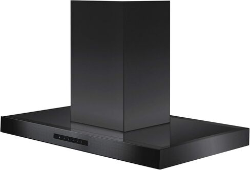 ZLINE 36" Convertible Island Mount Range Hood in Black Stainless Steel (BSKE2iN-36) in Saudi Arabia