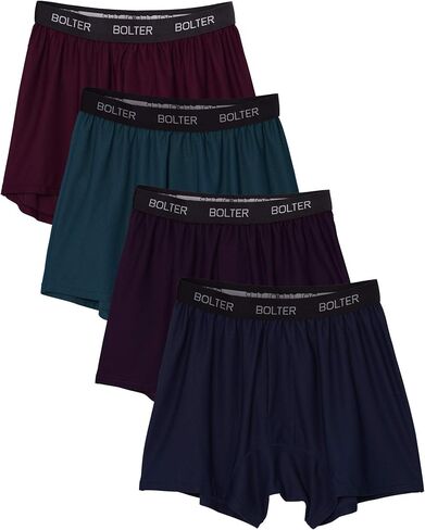Bolter Men's 4 Pack Performance Boxers Shorts in Saudi Arabia