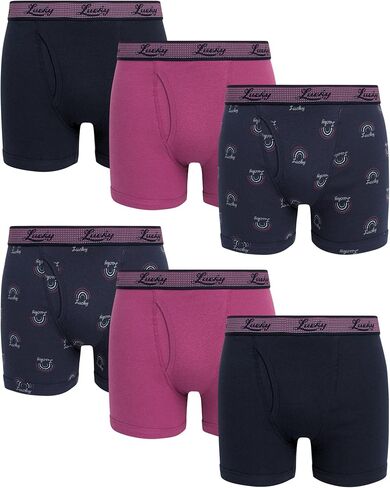 Lucky Brand Men's Underwear – Classic Boxer Briefs (6 Pack) in Saudi Arabia