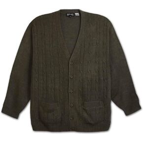 سترة صوفية كبيرة وطويلة من نسيج الكابل الفاخر بطول 6X in Kuwait