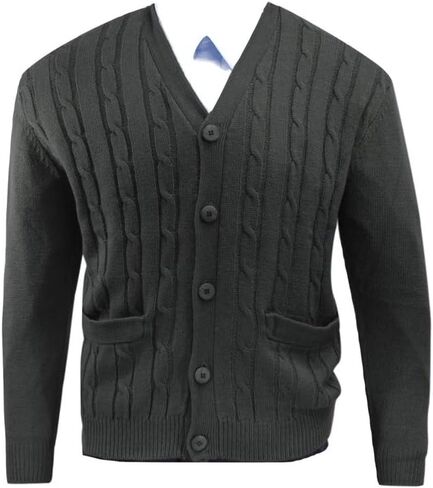 Big and Tall Premium Cable Knit Cardigan to 6X-Tall in Saudi Arabia