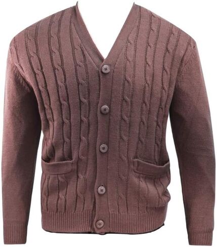 Big and Tall Premium Cable Knit Cardigan to 6X-Tall in Saudi Arabia