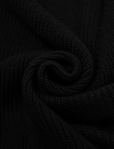 H2H Mens Casual Comfortable Fit Ruffle Shawl Collar Knitted Open Front Long Length Sweater Cardigan in Kuwait